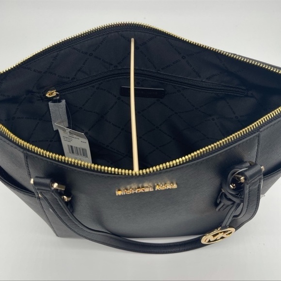 Michael Kors Charlotte Tote Bag Black - Picture 6 of 9